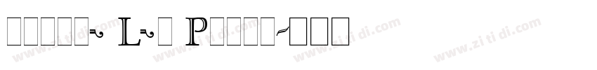 savoye Let Plain字体转换